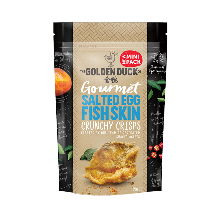Golden Duck(金鴨)鹹蛋黃魚皮(細包)54g